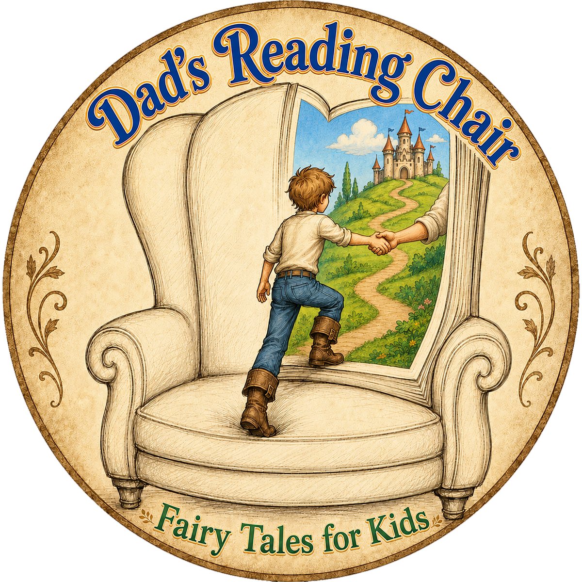 Dad’s Reading Chair — Fairy Tales for Kids logo